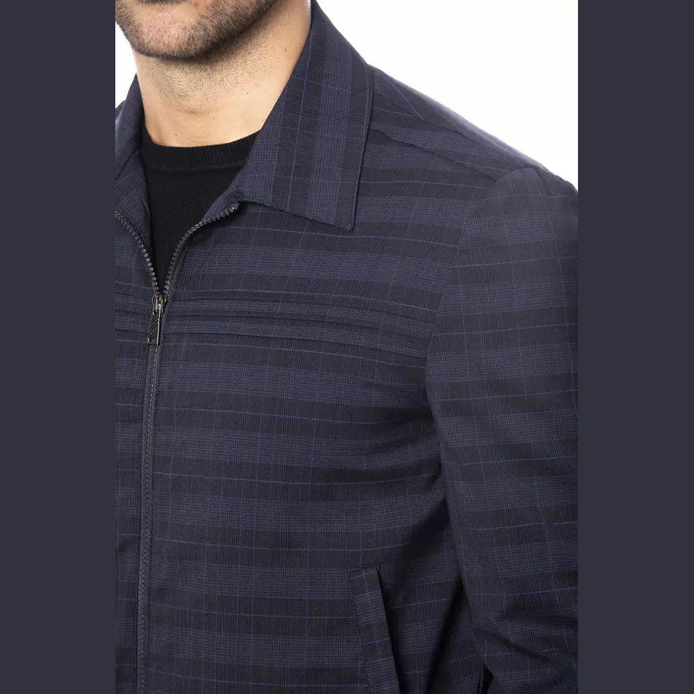 Verri Elegant Wool Blend Bomber Jacket Verri