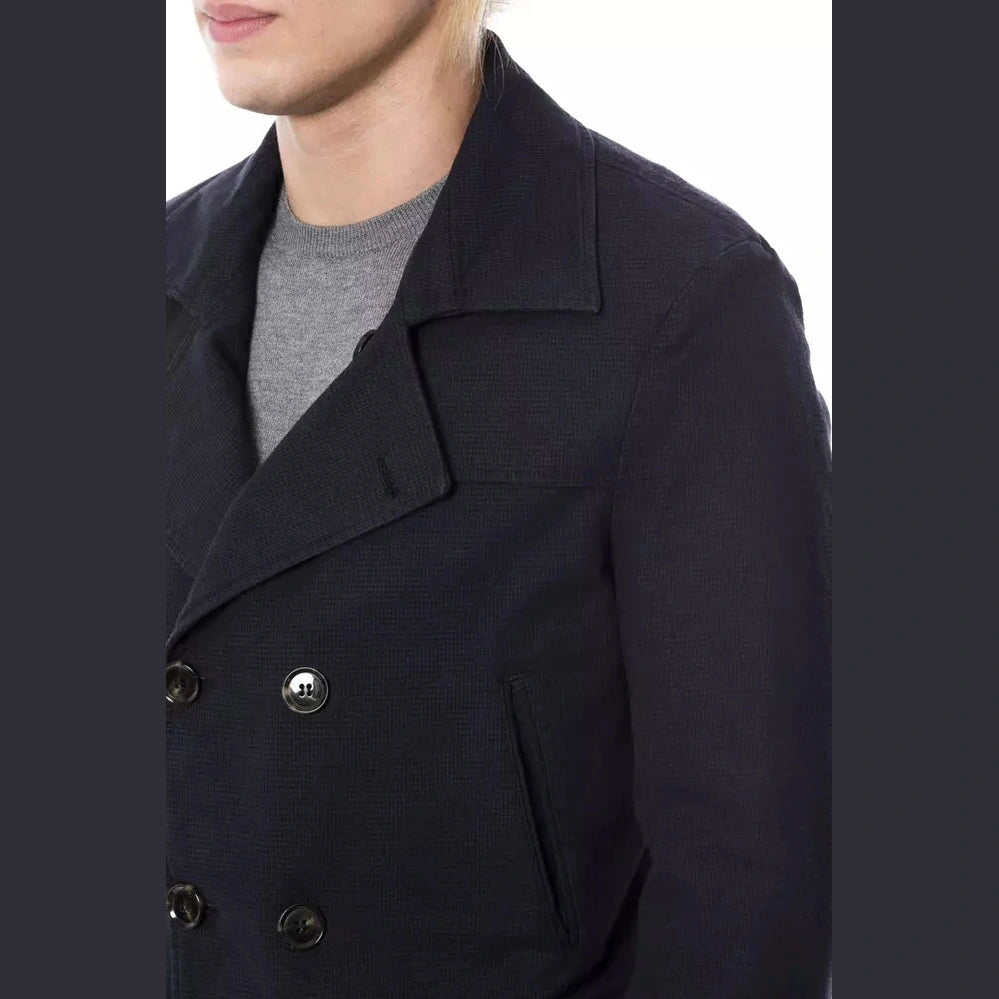 Verri Blue Cotton Blazer