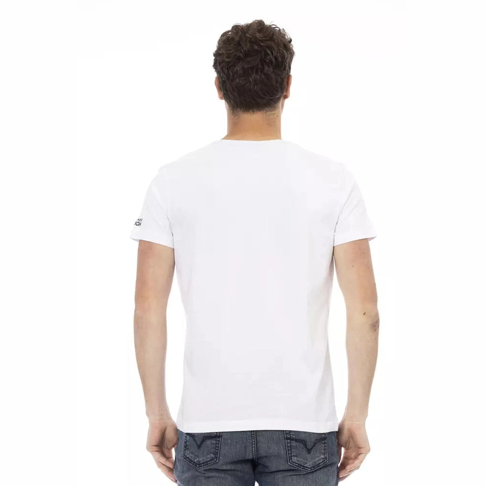 Trussardi Action White Cotton Men's T-Shirt