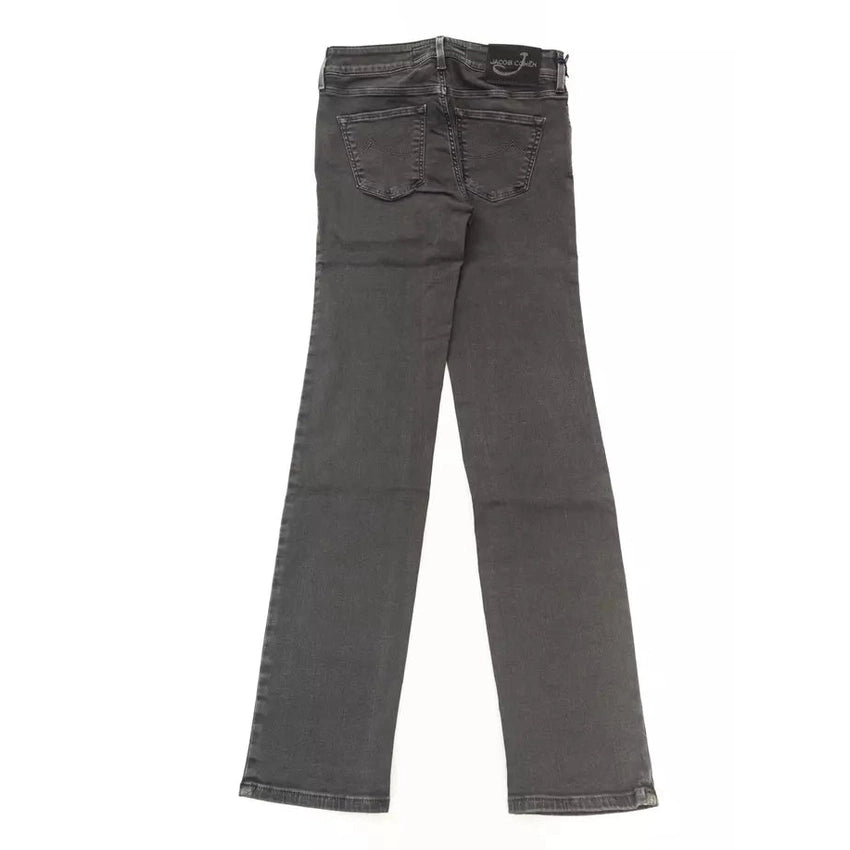 Jacob Cohen Black Cotton Women Jeans