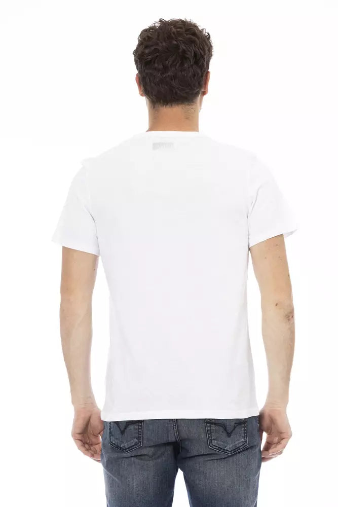Bikkembergs White Cotton Men's T-Shirt Bikkembergs