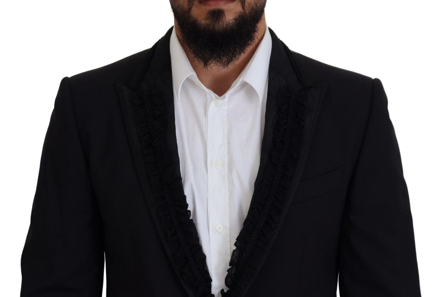 Dolce & Gabbana Black MARTINI Slim Fit Jacket Blazer Dolce & Gabbana