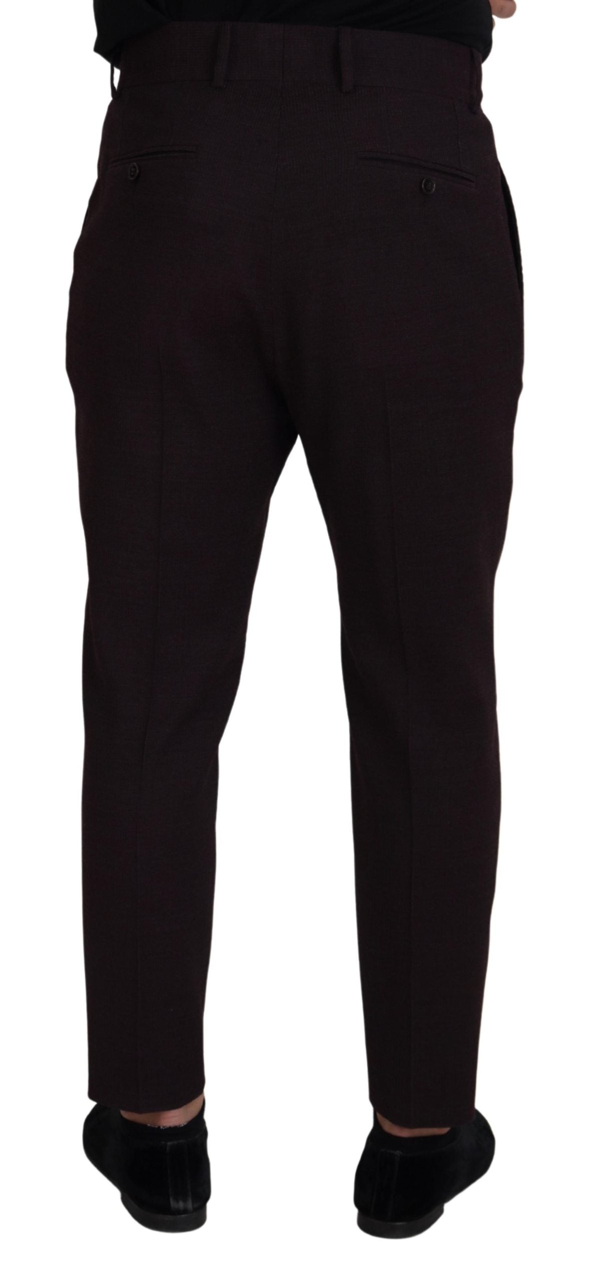 Dolce & Gabbana Brown Cotton Chino Men Pants Dolce & Gabbana