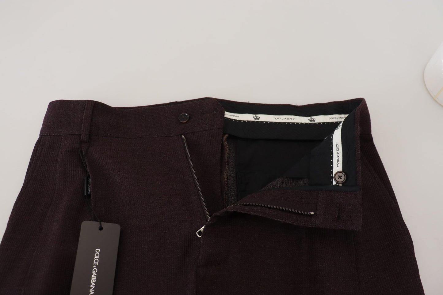 Dolce & Gabbana Brown Cotton Chino Men Pants Dolce & Gabbana
