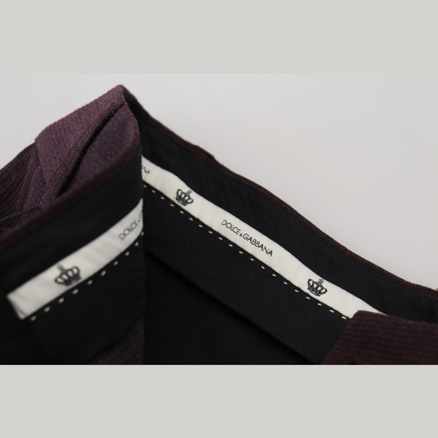 Dolce & Gabbana Brown Cotton Chino Men Pants