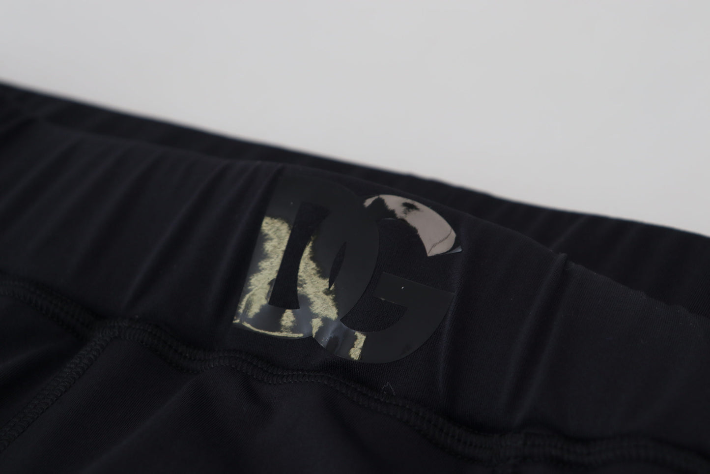 Dolce & Gabbana Black Nylon Slim Fit Stretch Pants Dolce & Gabbana
