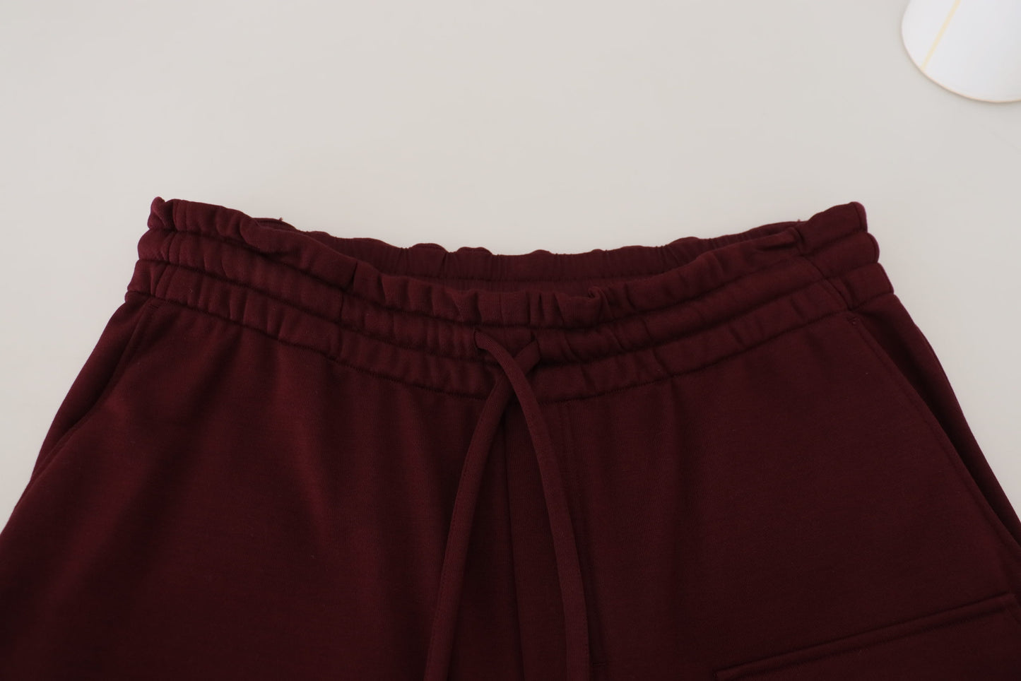Dolce & Gabbana Maroon Bermuda Cargo Men Shorts Dolce & Gabbana