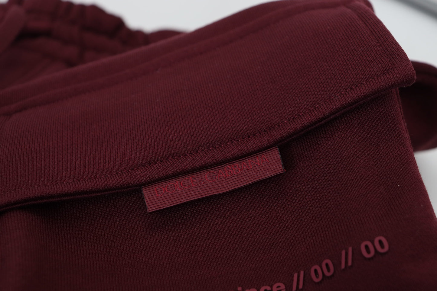 Dolce & Gabbana Maroon Bermuda Cargo Men Shorts Dolce & Gabbana