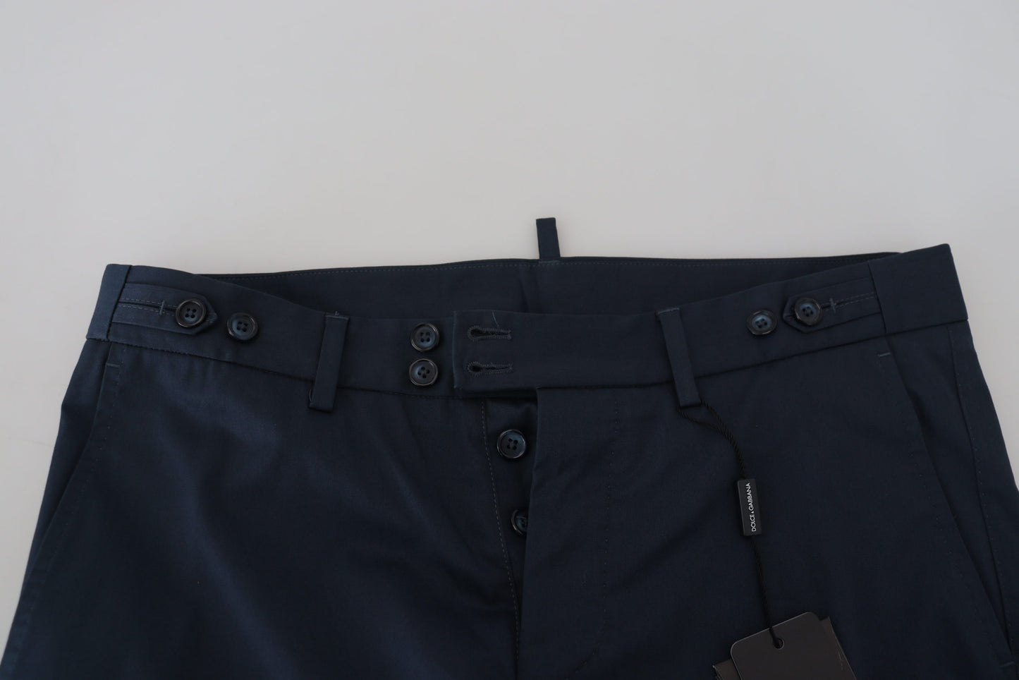 Dolce & Gabbana Blue Bermuda Low Waist Men Shorts Dolce & Gabbana