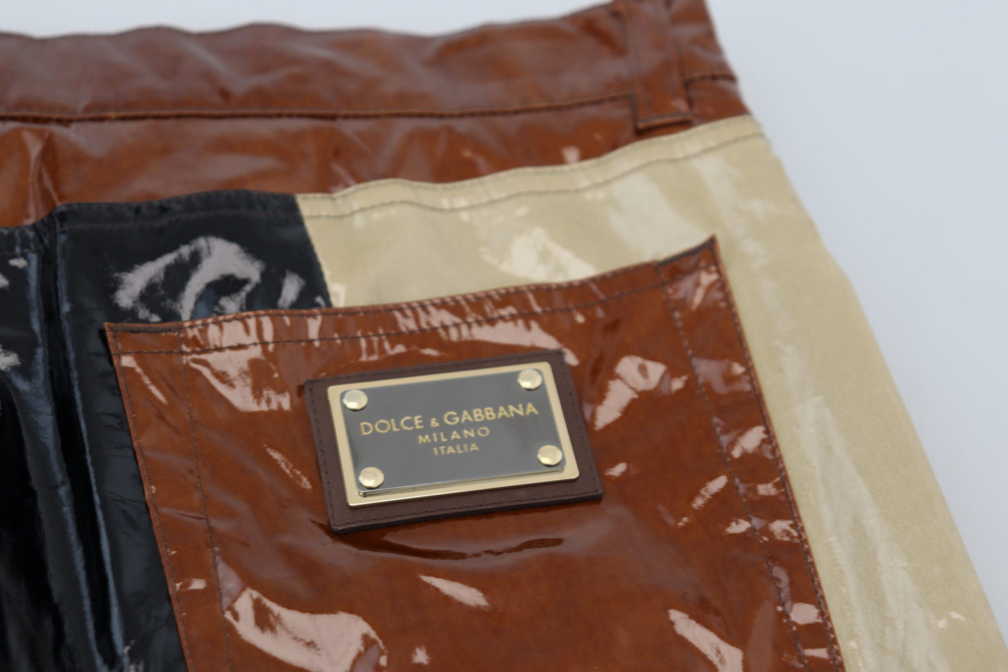Dolce & Gabbana Multicolor Shining Slim Fit Men Denim Jeans Dolce & Gabbana