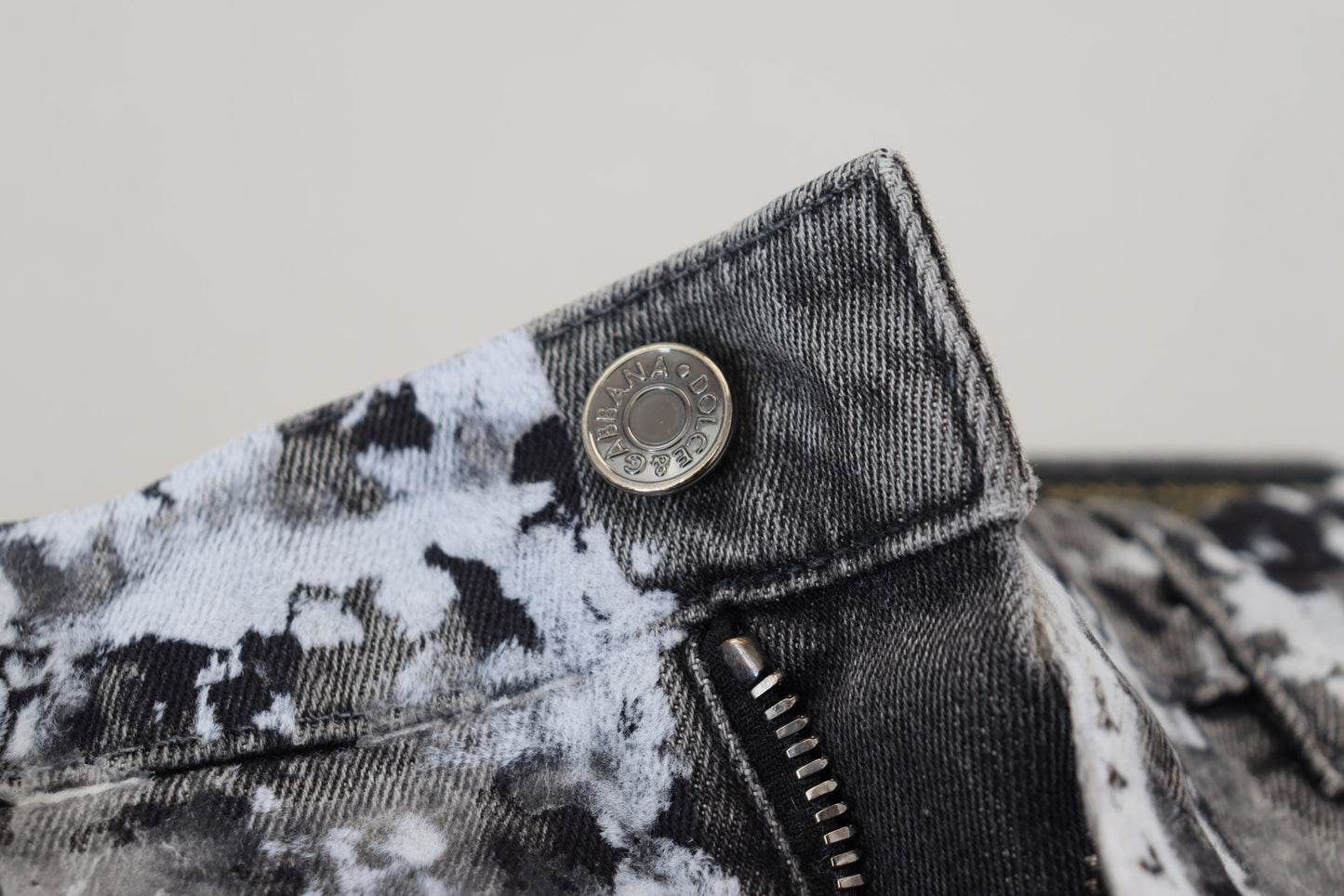 Dolce & Gabbana Multicolor Cotton Tie Dye Skinny Denim Jeans Dolce & Gabbana