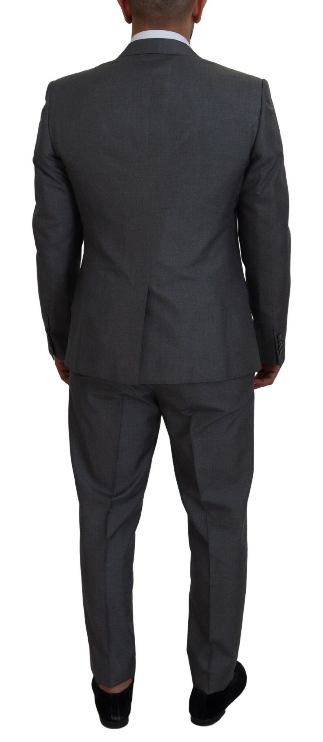 Dolce & Gabbana Gray MARTINI 3 Piece Slim Fit Suit Dolce & Gabbana