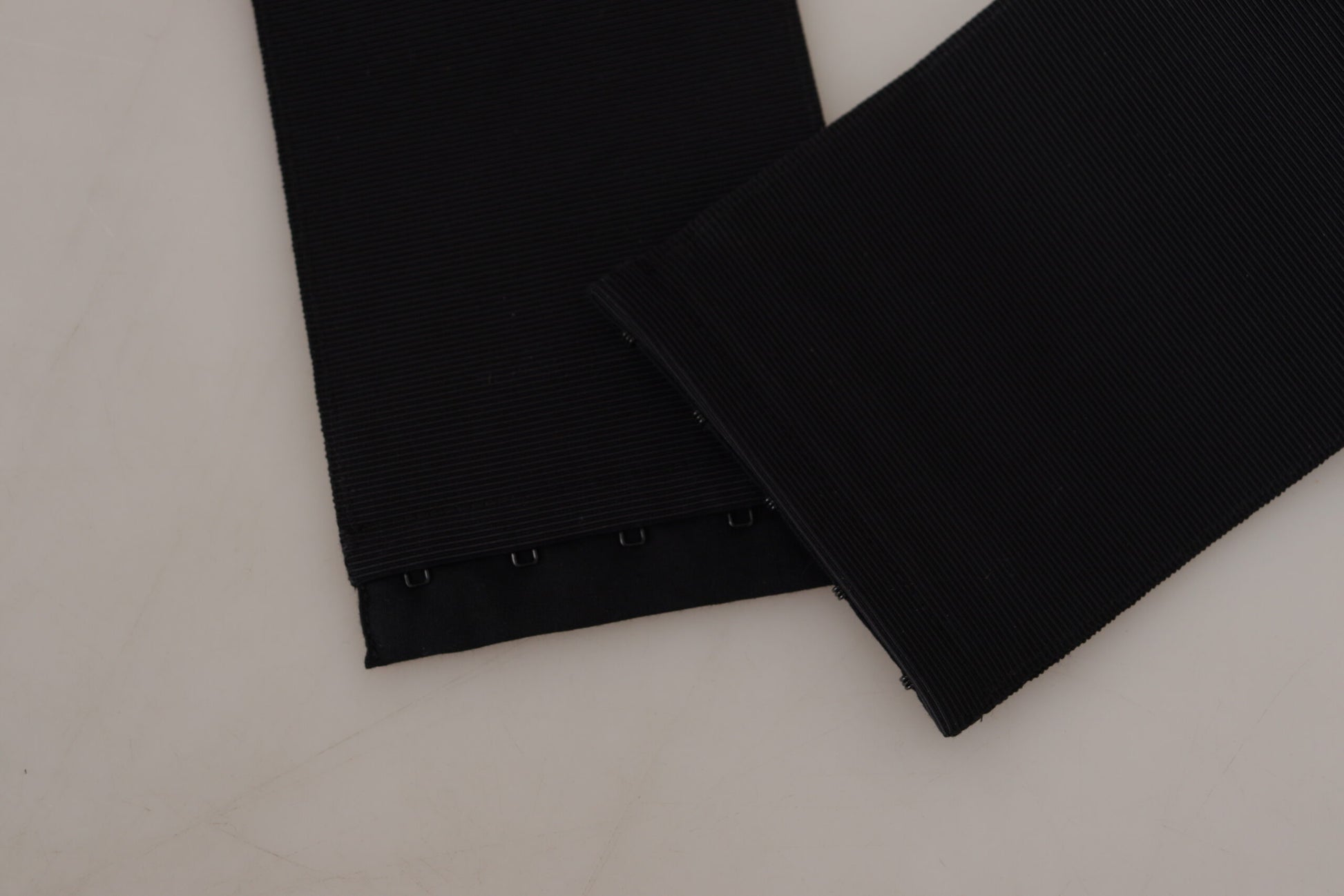 Dolce & Gabbana Black Silk Brass Crystal Embellished Waist Belt Dolce & Gabbana