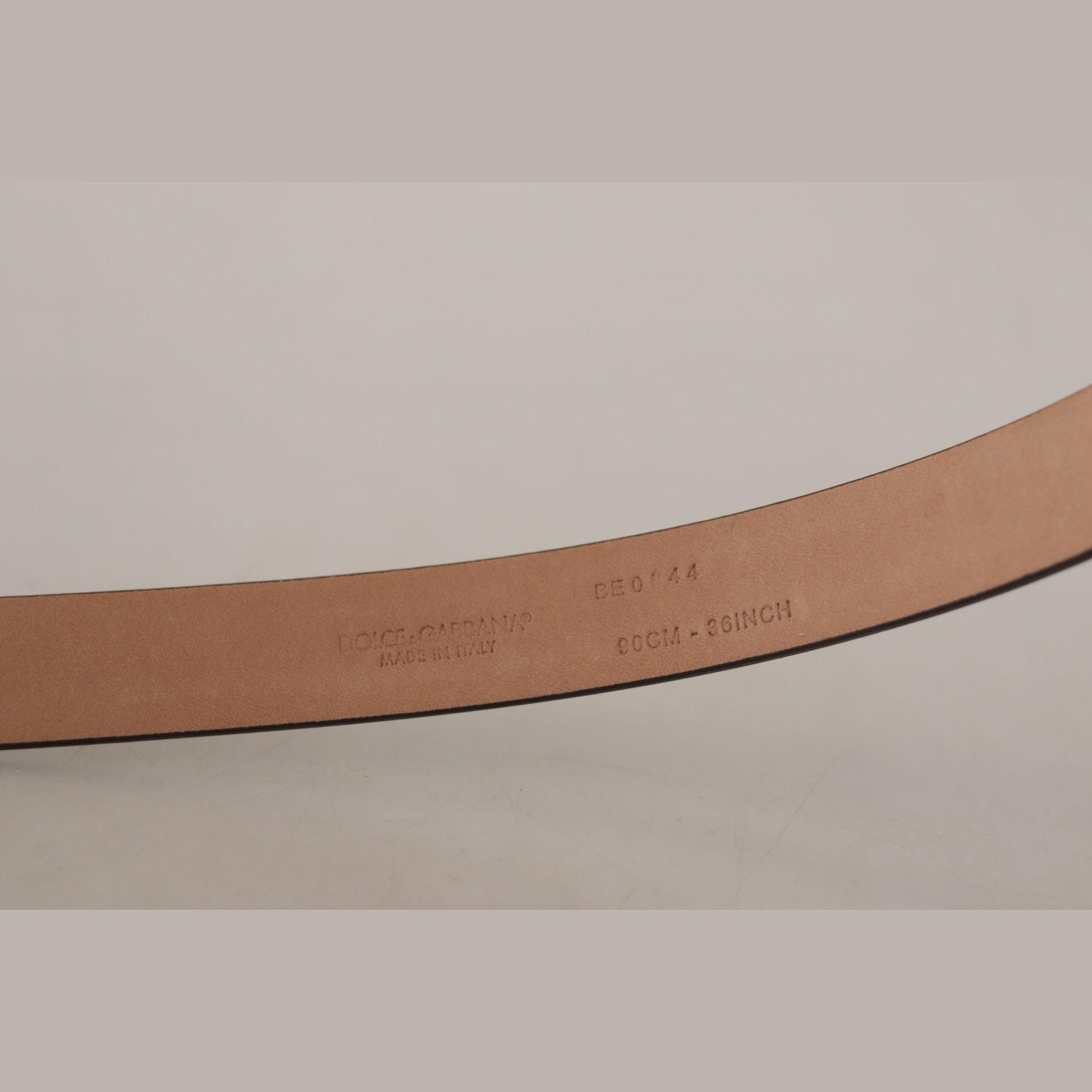 Dolce & Gabbana Black Patent Leather Logo Metal Waist Buckle Belt