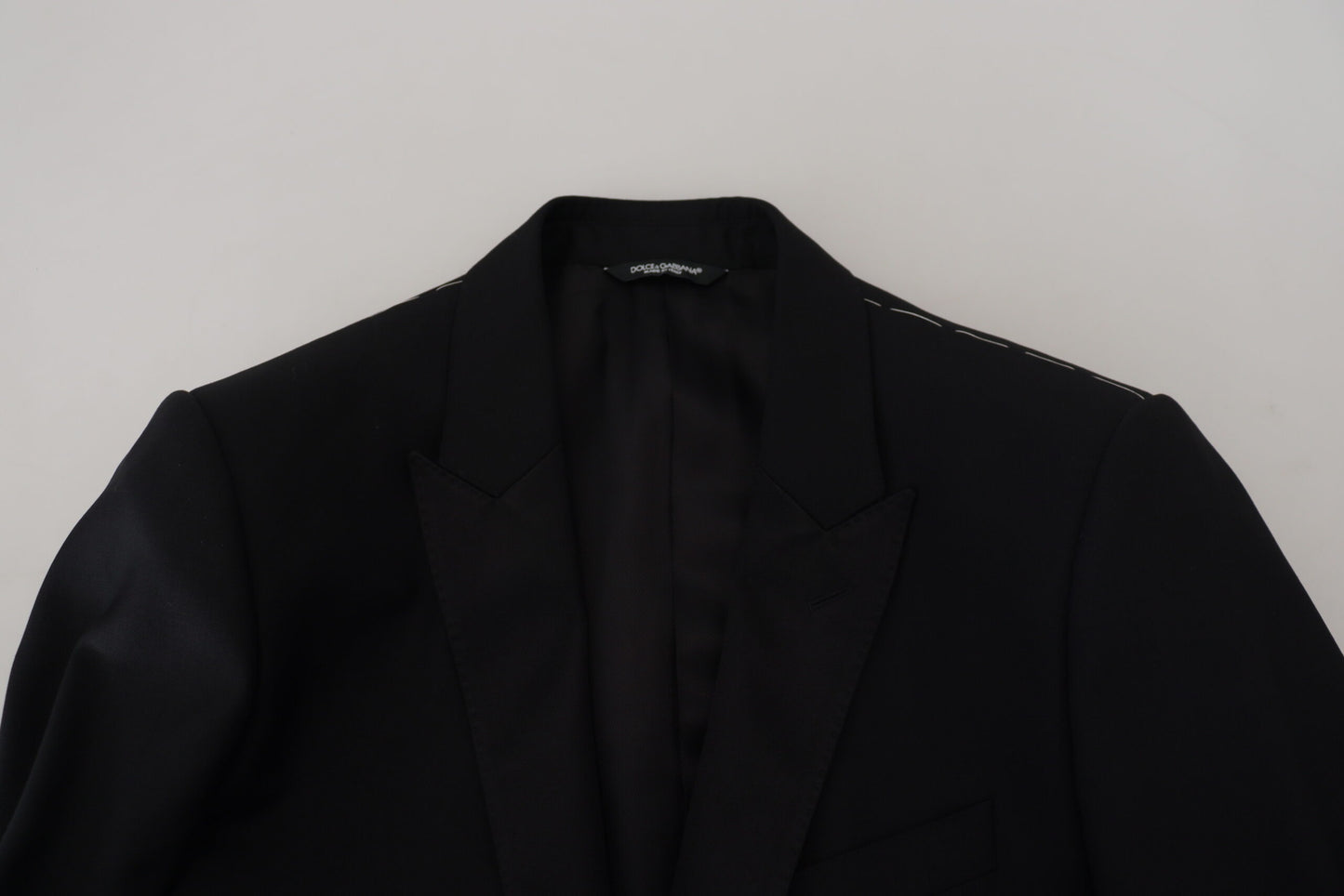 Dolce & Gabbana Black Slim Fit Formal Martini Blazer Dolce & Gabbana