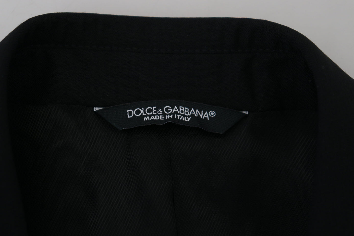 Dolce & Gabbana Black Slim Fit Formal Martini Blazer Dolce & Gabbana