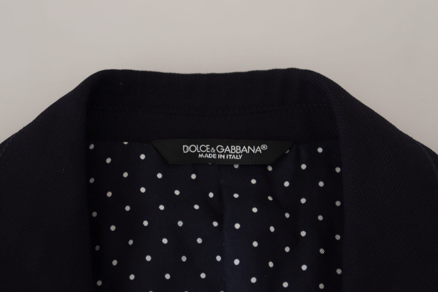Dolce & Gabbana Blue Wool Formal Taormina Blazer Dolce & Gabbana