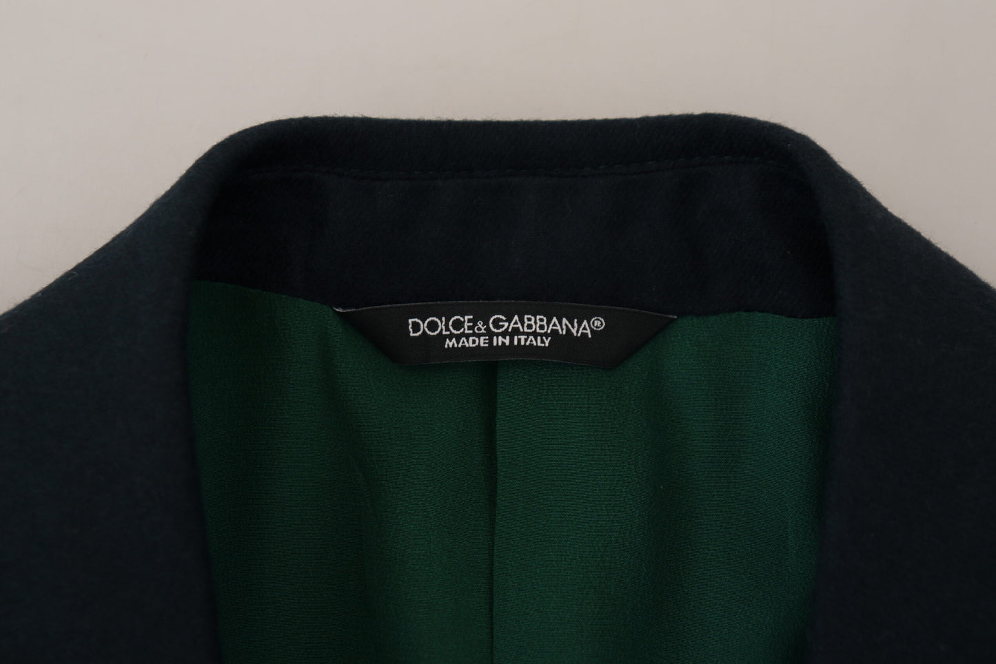 Dolce & Gabbana Blue Double Breasted Formal Coat Blazer Dolce & Gabbana