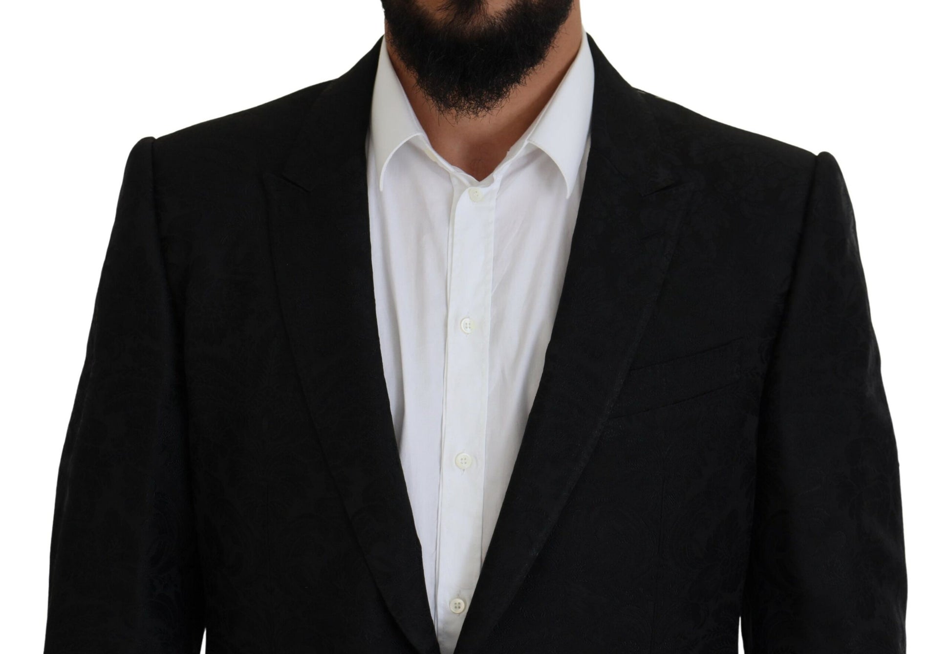 Dolce & Gabbana Black Single Breasted 2 Piece MARTINI Suit Dolce & Gabbana