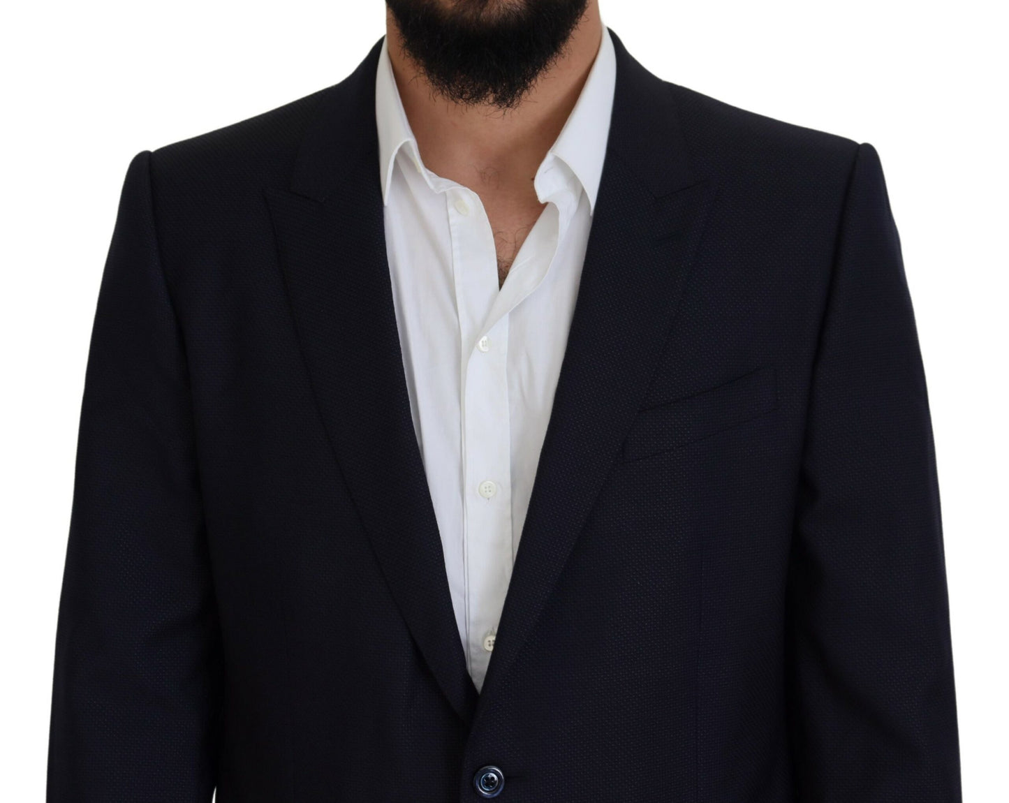 Dolce & Gabbana Blue Single Breasted 2 Piece MARTINI Suit Dolce & Gabbana