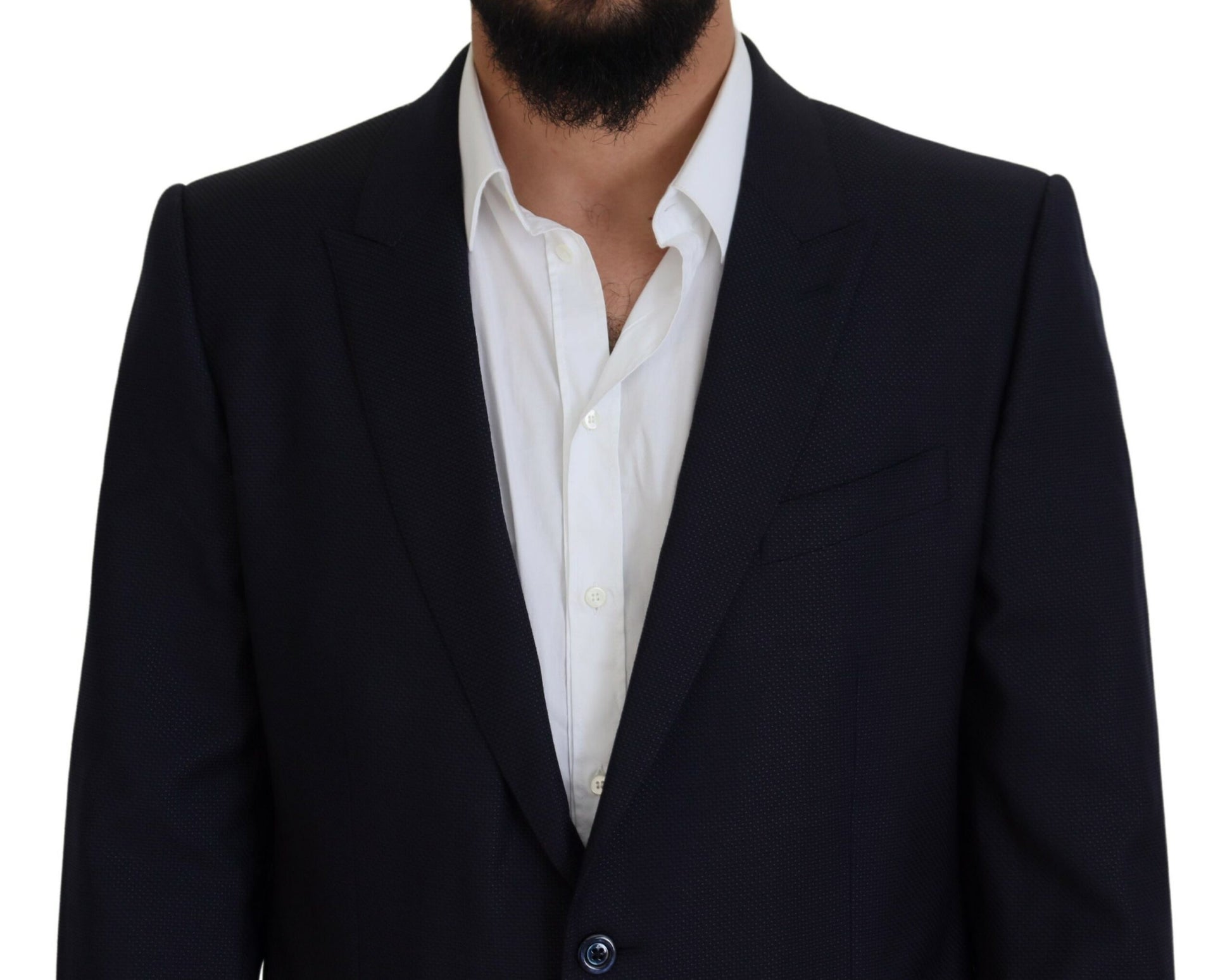 Dolce & Gabbana Blue Single Breasted 2 Piece MARTINI Suit Dolce & Gabbana