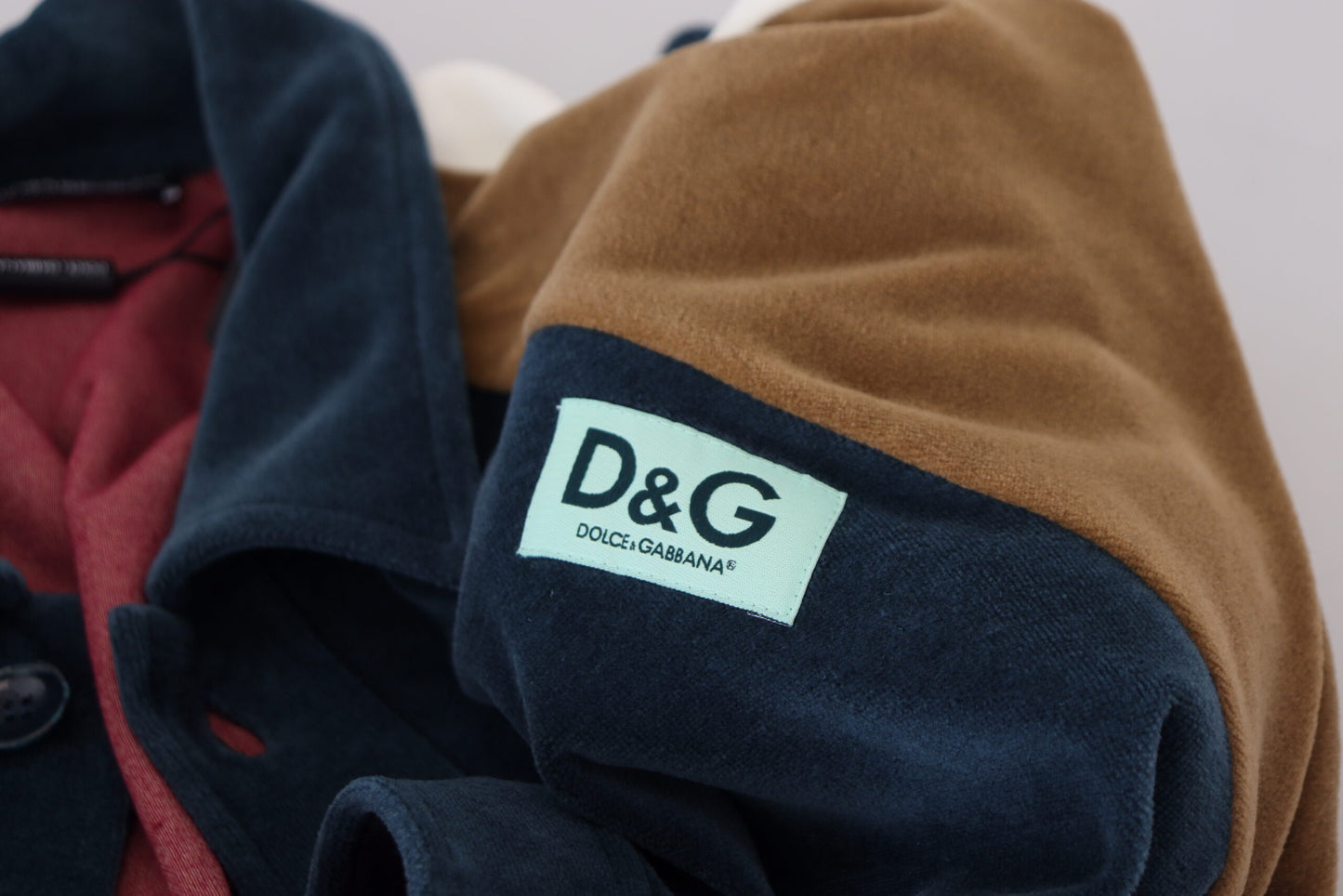 Dolce & Gabbana Multicolor Cotton Collared Pullover Sweater Dolce & Gabbana