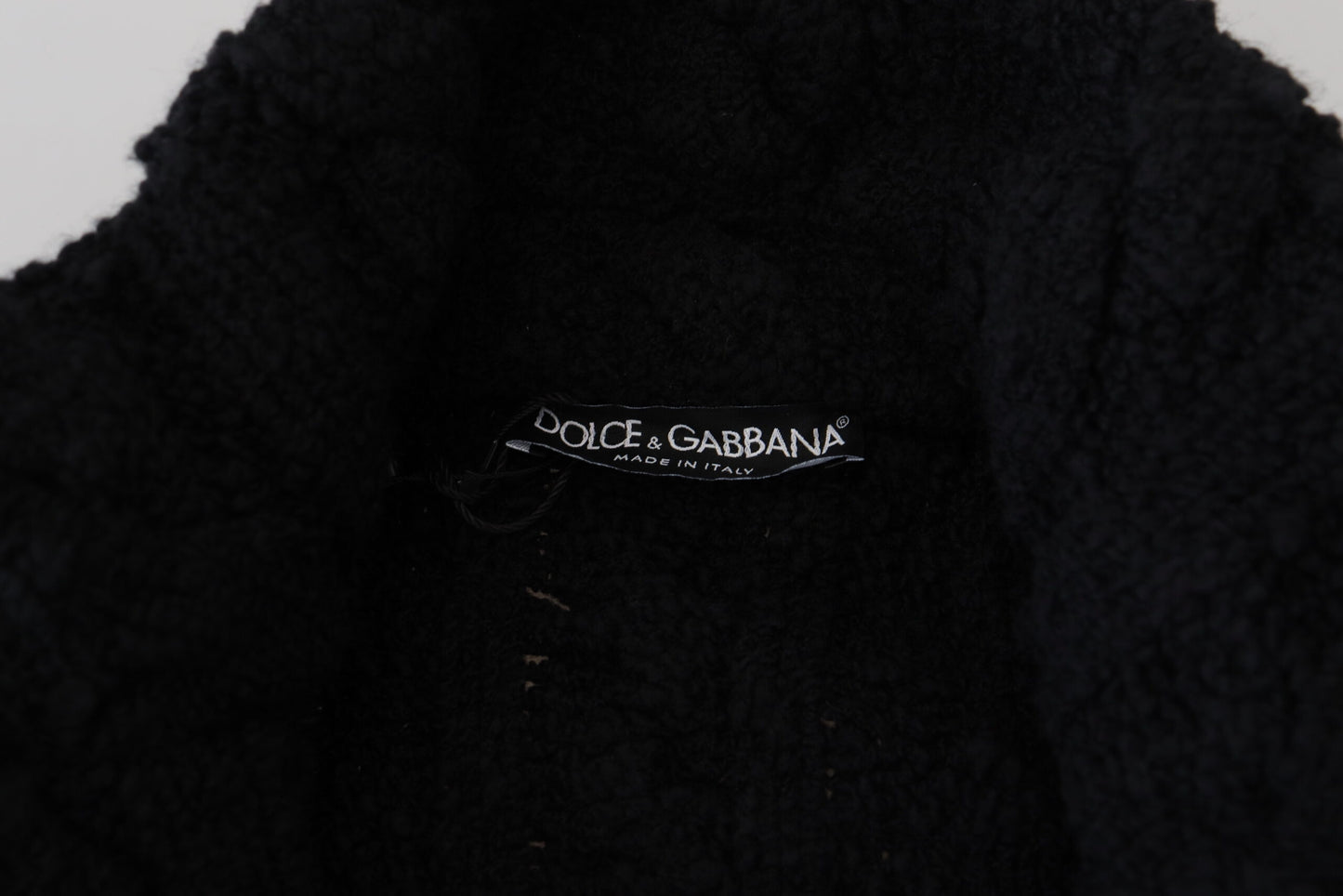 Dolce & Gabbana Black Wool Knit Button Cardigan Sweater Dolce & Gabbana