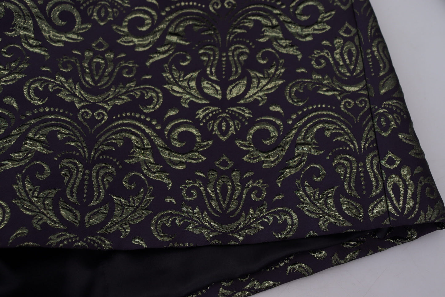 Dolce & Gabbana Gold Purple Baroque Jacket Blazer Robe Dolce & Gabbana