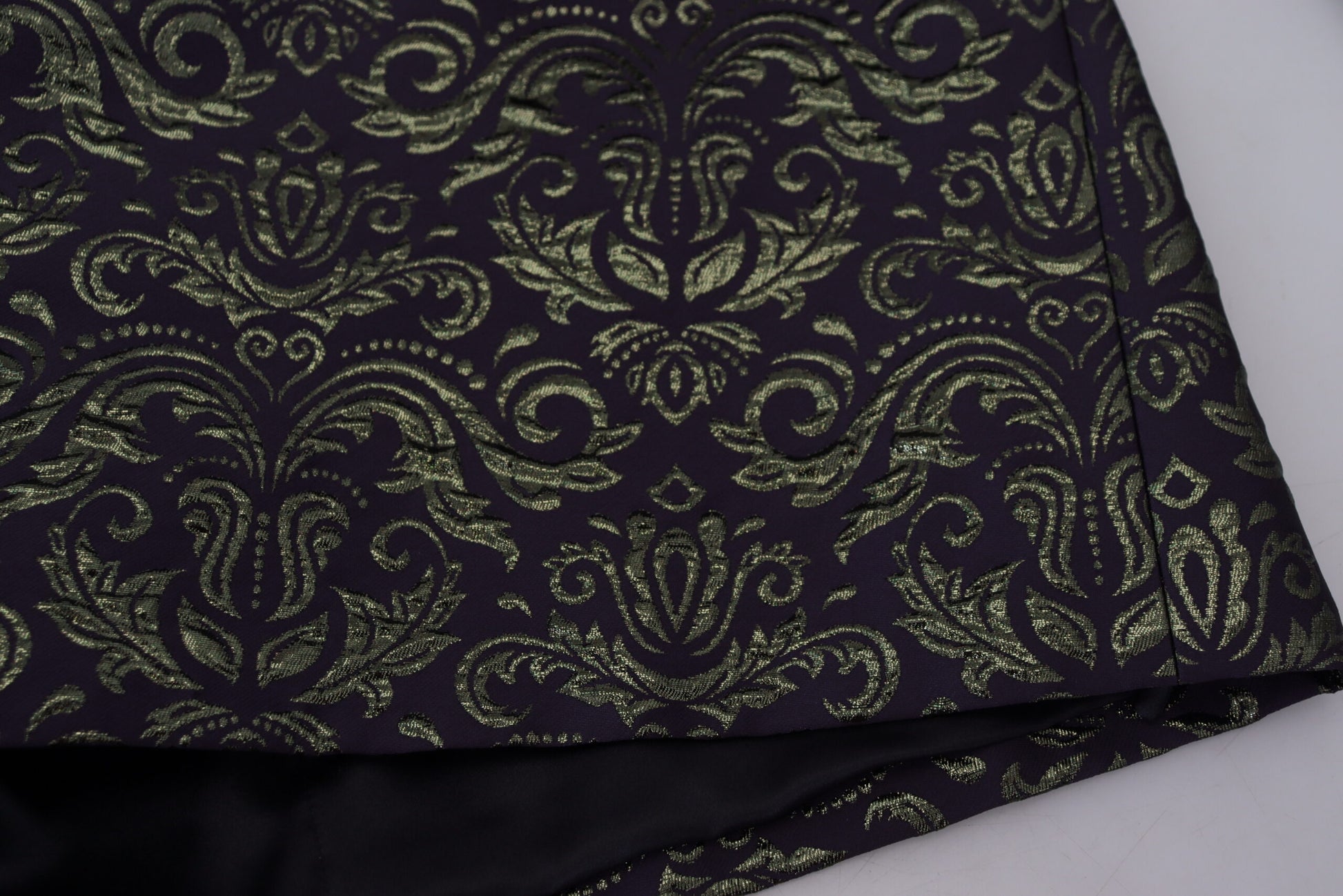 Dolce & Gabbana Gold Purple Baroque Jacket Blazer Robe Dolce & Gabbana