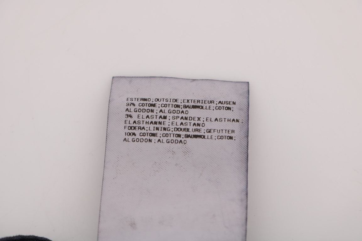 GF Ferre Blue Cotton Stretch Chinos Pants GF Ferre