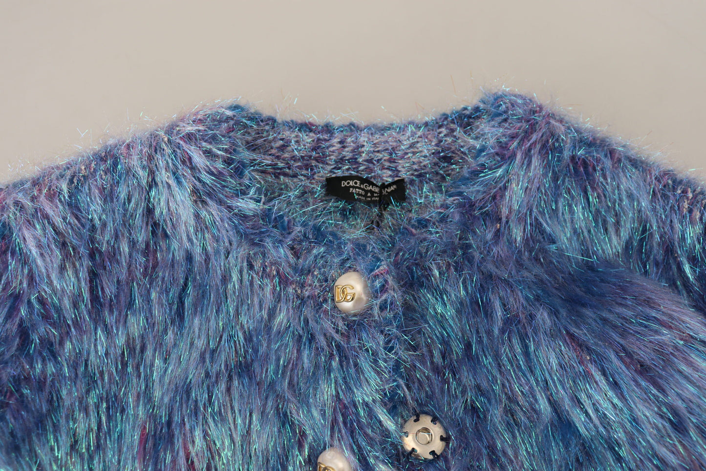 Dolce & Gabbana Multicolor Polyester Fringes Coat Jacket Dolce & Gabbana
