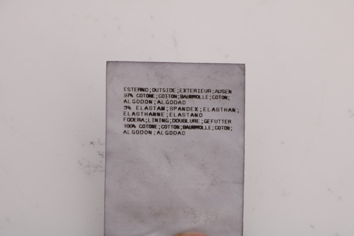 GF Ferre Gray Cotton Stretch Chinos Pants GF Ferre