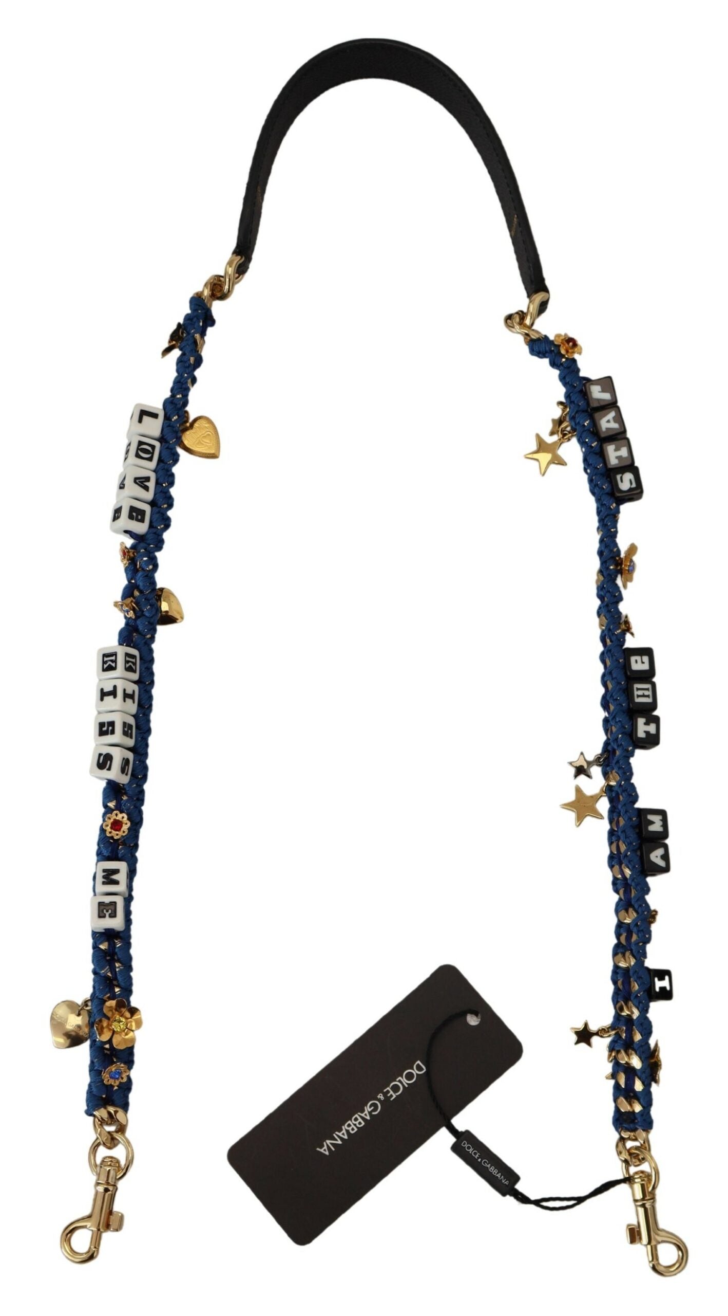 Dolce & Gabbana Multicolor Embellished Bag Shoulder Strap Dolce & Gabbana