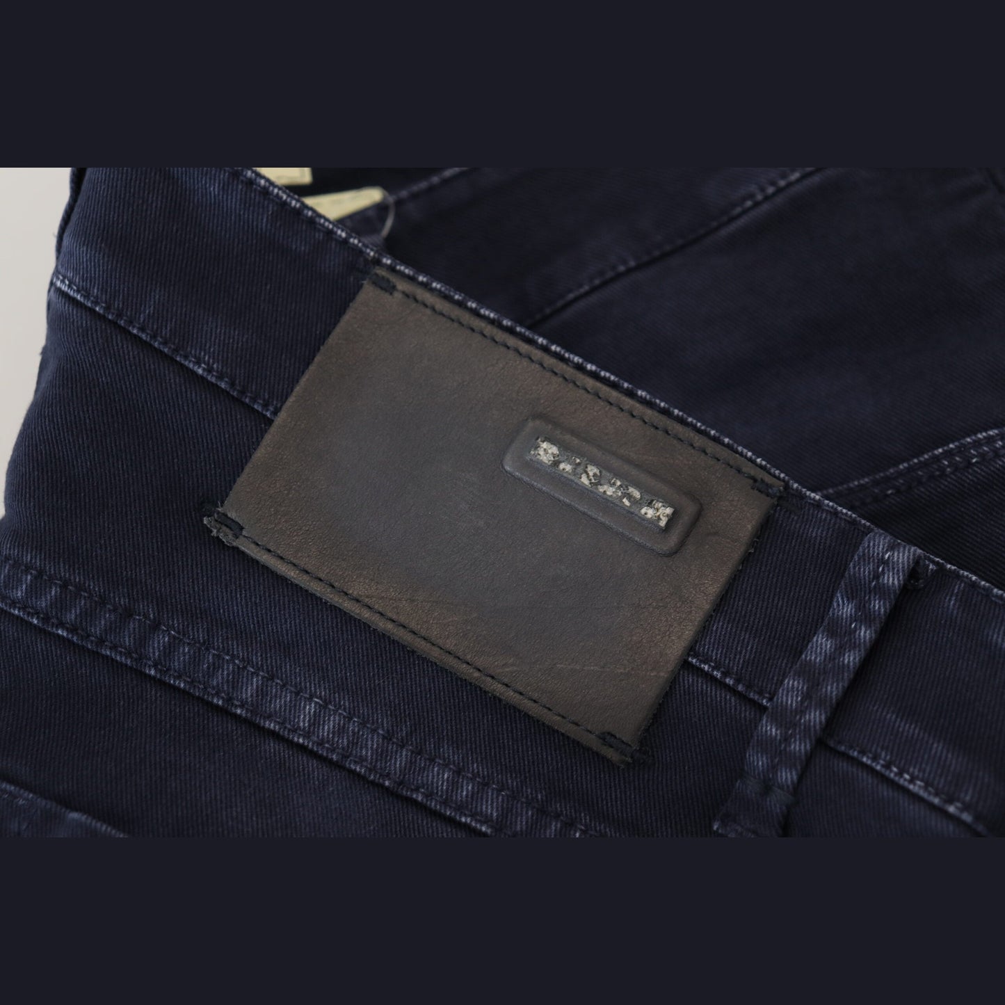 Acht Blue Cotton Tapered Slim Fit Men Casual Denim Jeans Acht