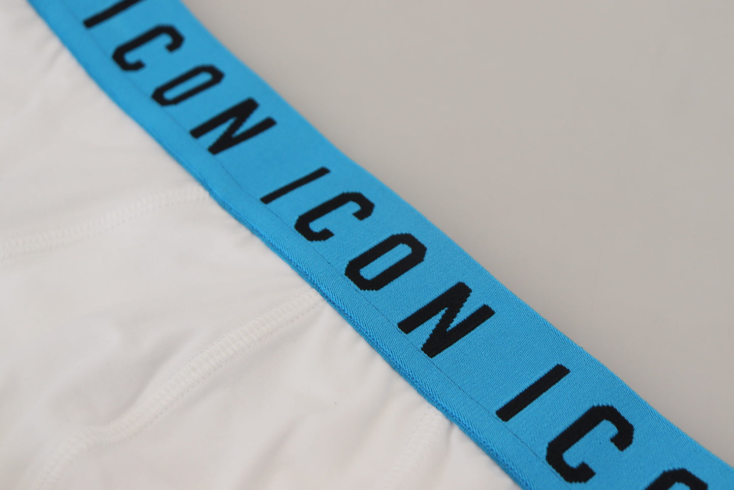 Dsquared² White Icon Logo Cotton Stretch Men Brief Underwear Dsquared²