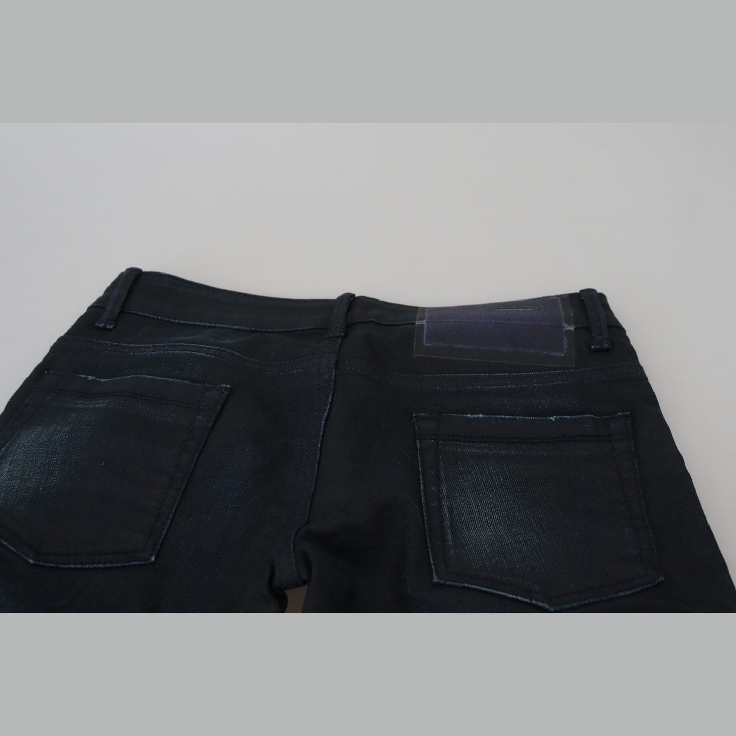 Acht Blue Low Waist Slim Fit Women Denim Jeans Acht