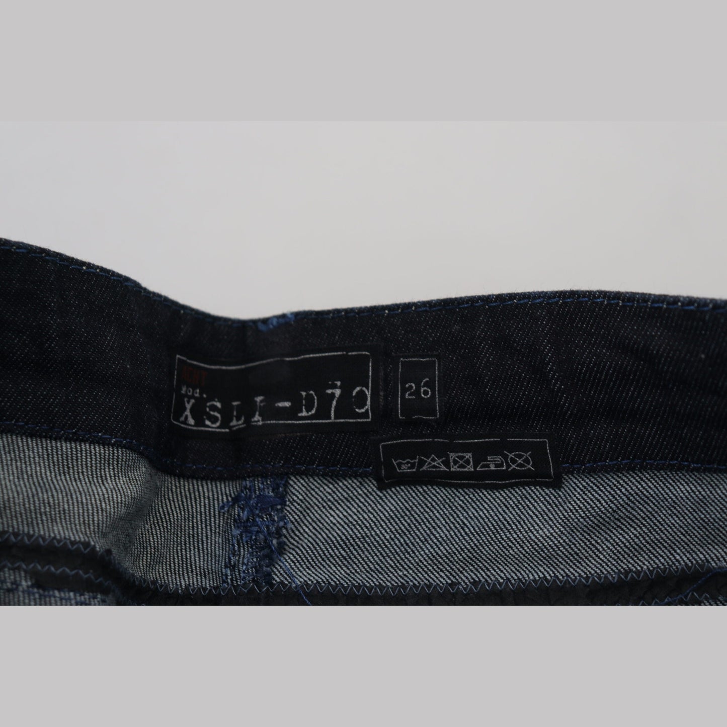 Acht Dark Blue Low Waist Slim Fit Women Denim Jeans Acht