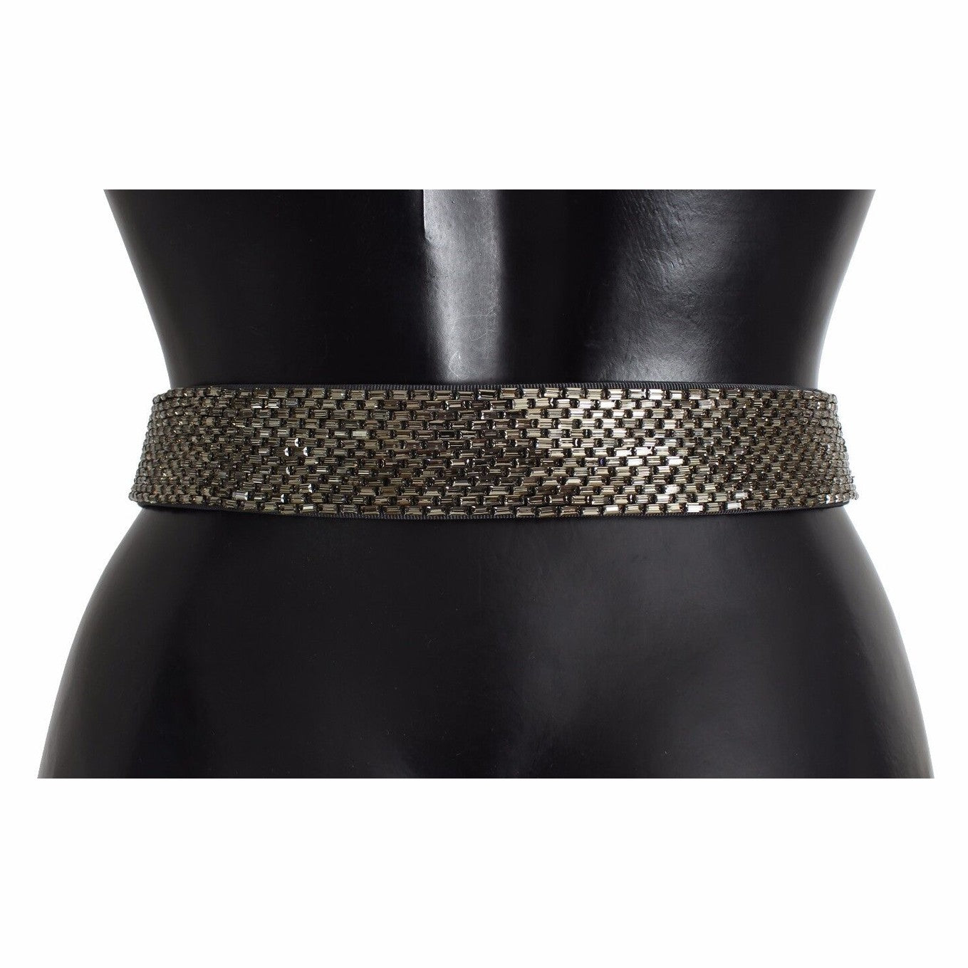 Dolce & Gabbana Multicolor Wide Crystal Buckle Sequined Belt Dolce & Gabbana
