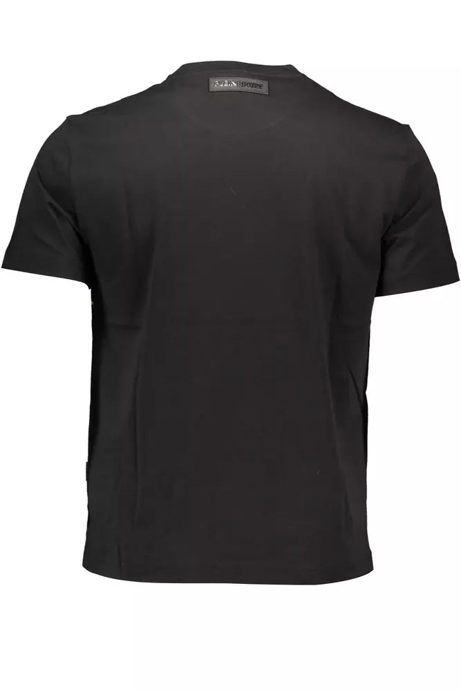 Plein Sport Black Cotton Men T-Shirt Plein Sport