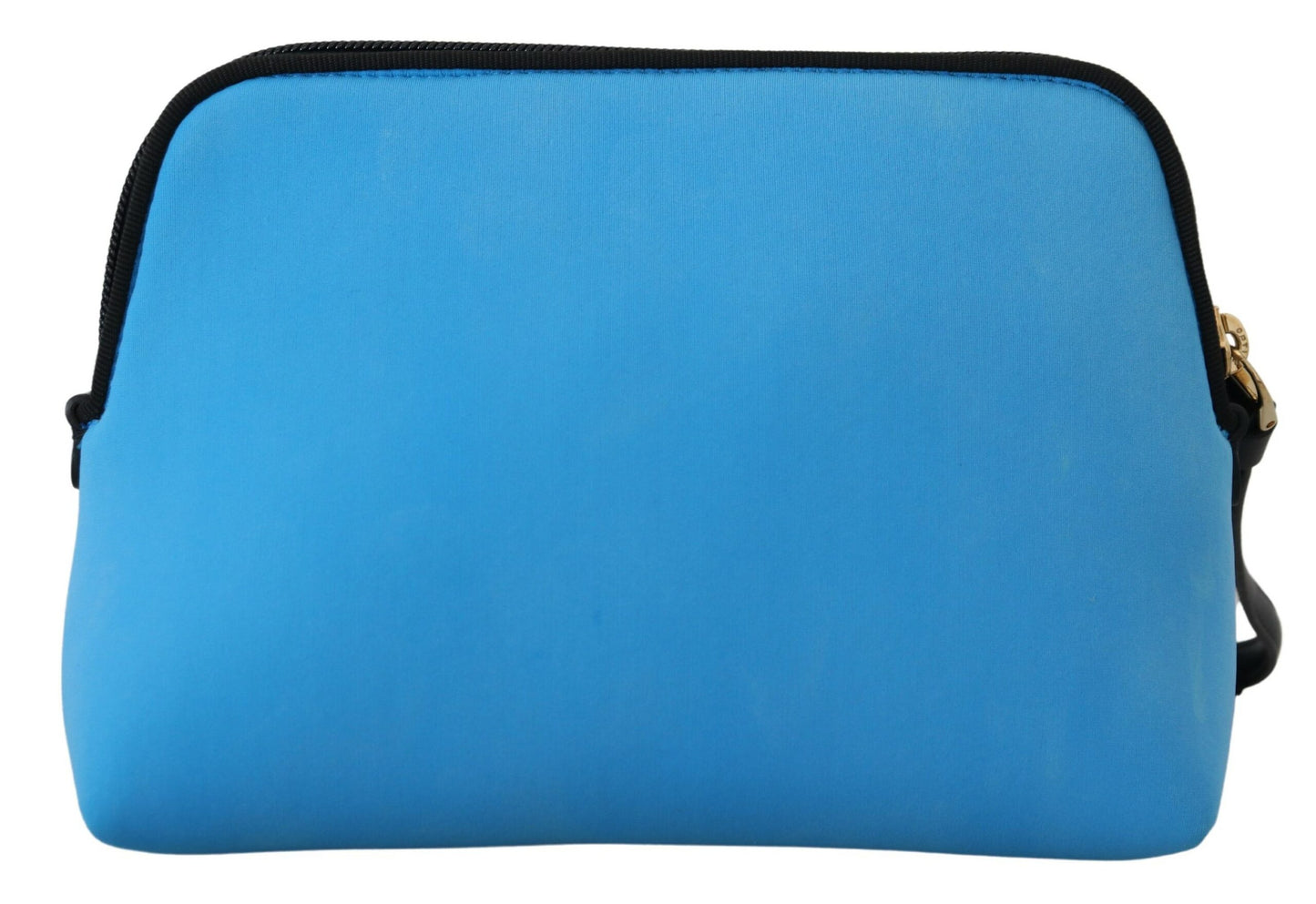 Dolce & Gabbana Blue Logo Print Hand Pouch Leopard Print Toiletry Bag Dolce & Gabbana