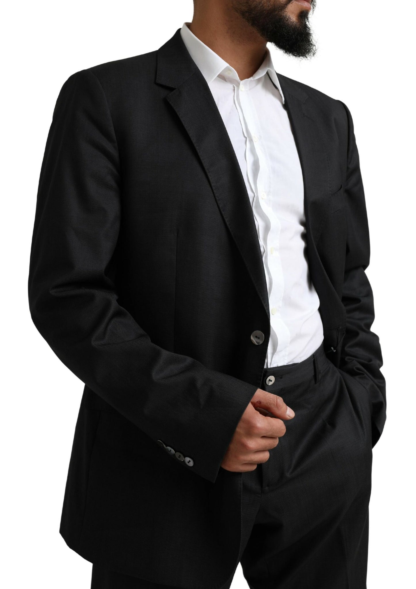 Dolce & Gabbana Black MARTINI Single Breasted 2 Piece Suit Dolce & Gabbana