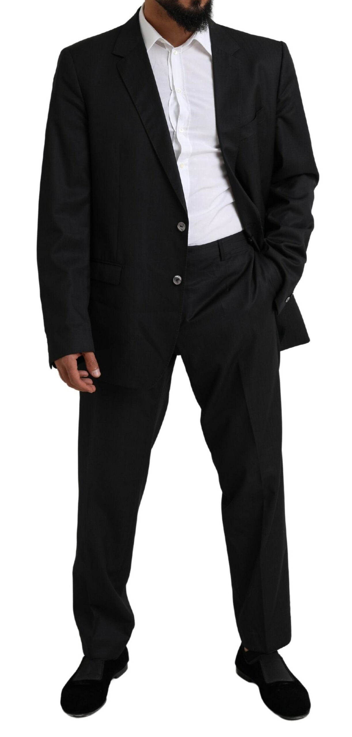 Dolce & Gabbana Black MARTINI Single Breasted 2 Piece Suit Dolce & Gabbana