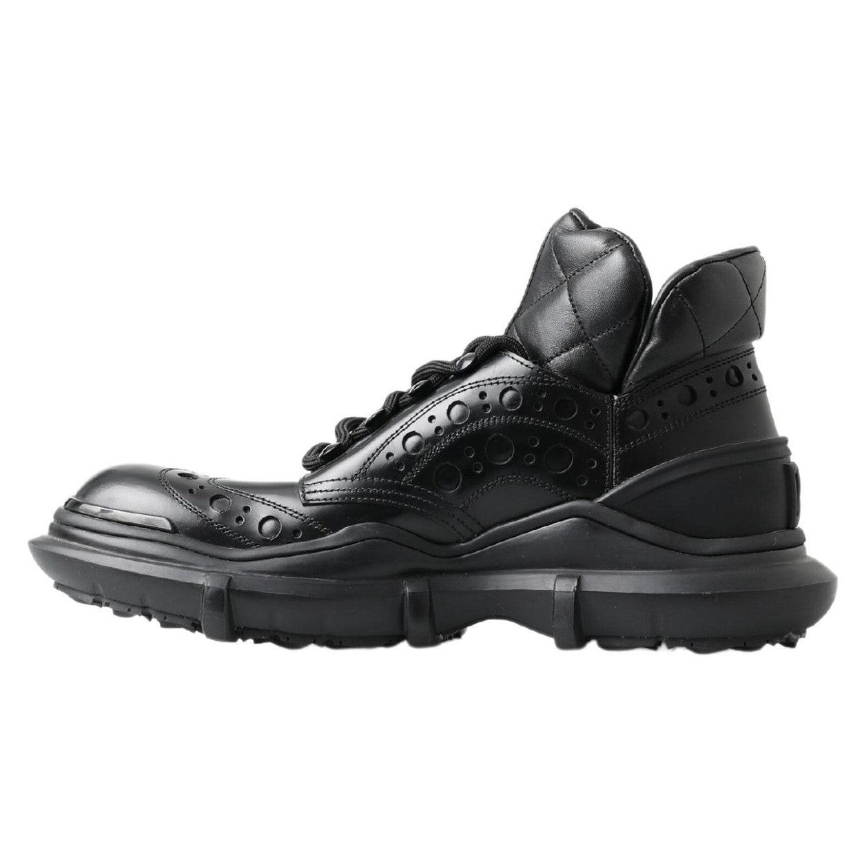 Dolce & Gabbana Black Leather Ankle Casual Boots