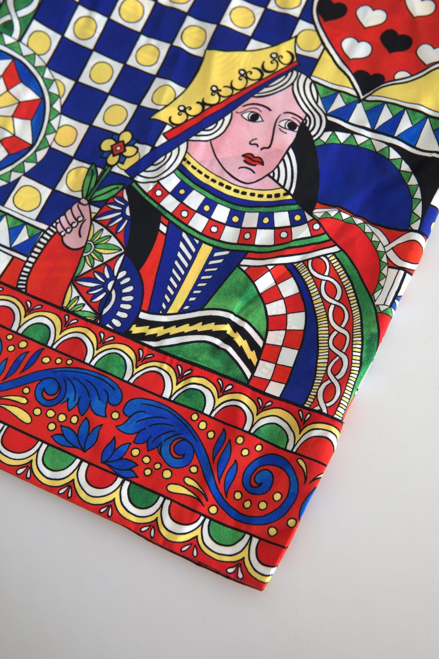 Dolce & Gabbana Multicolor Printed Long Sleeves Blouse Top Dolce & Gabbana