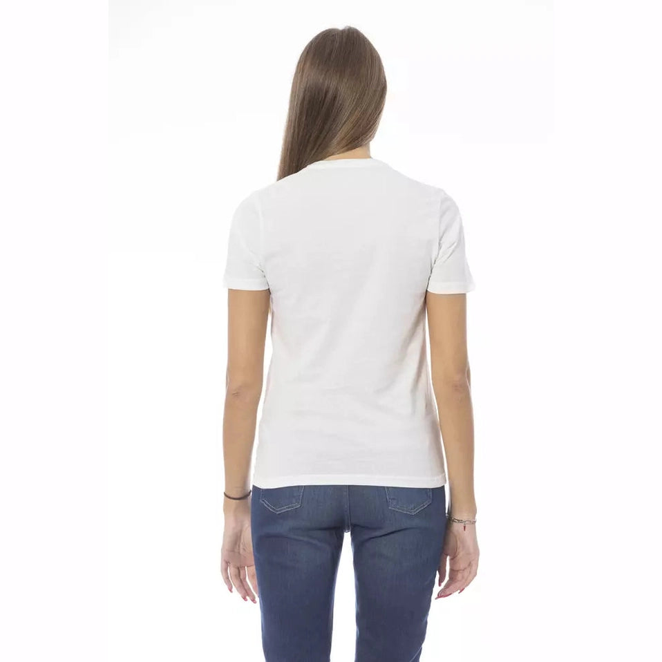 Baldinini Trend White Cotton Women T-Shirt