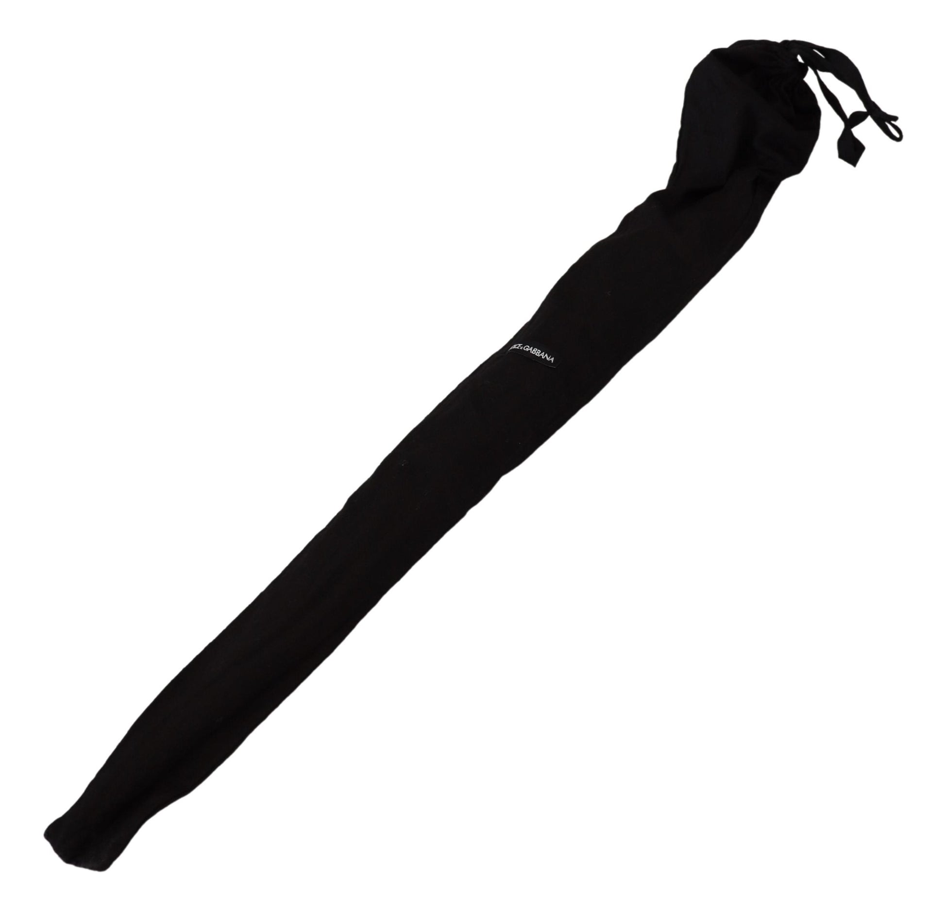 Dolce & Gabbana Brown Striped Leather Handle Collapsible Sartoria Umbrella Dolce & Gabbana