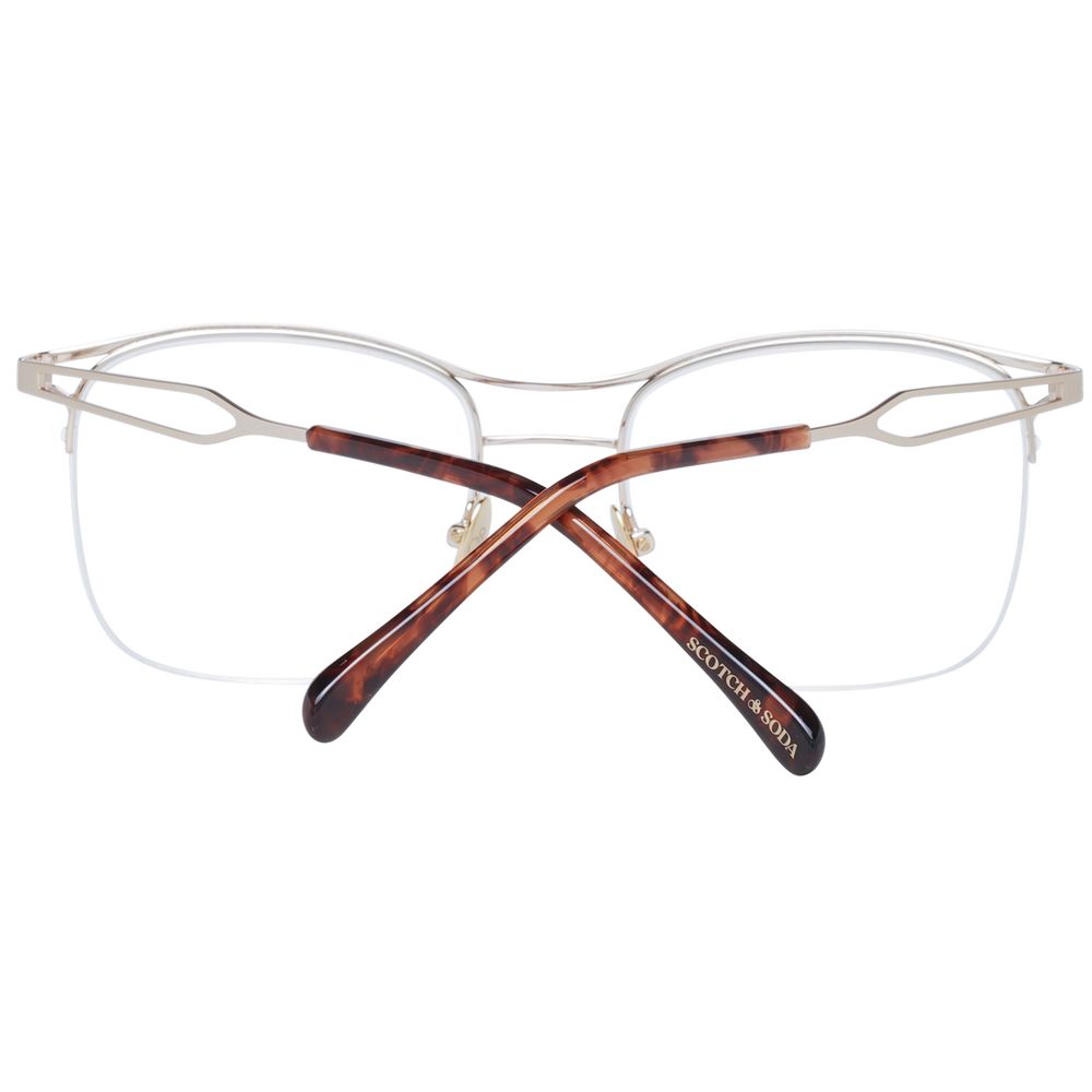 Scotch & Soda Brown Stainless Steel Glasses Frames