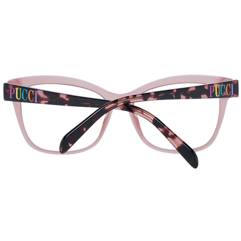 Emilio Pucci Pink Plastic Glasses Frames