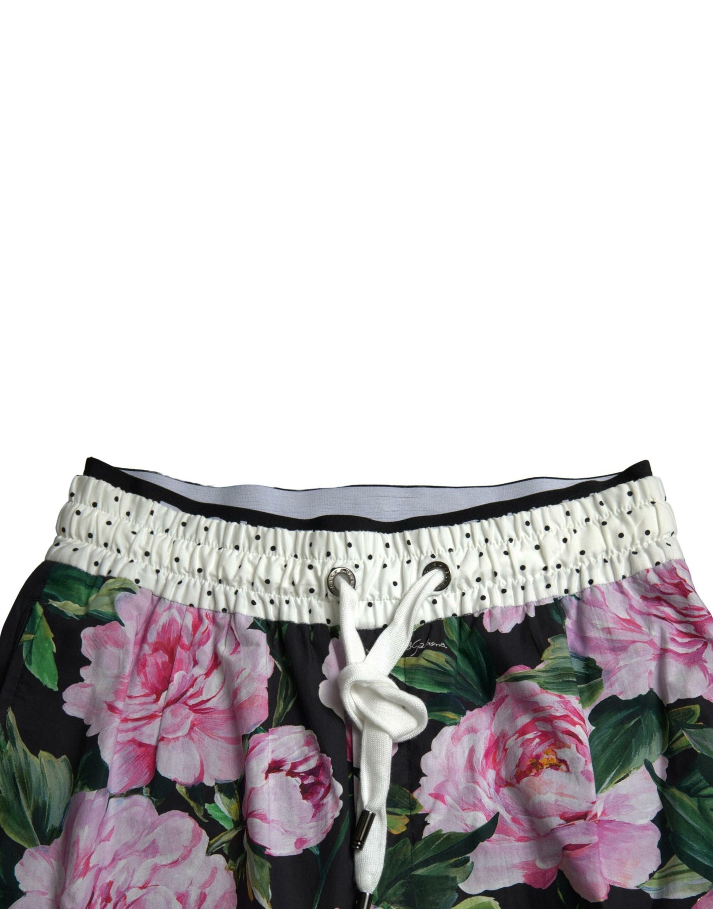 Dolce & Gabbana Multicolor Peony Joggers Cotton Men Pants Dolce & Gabbana