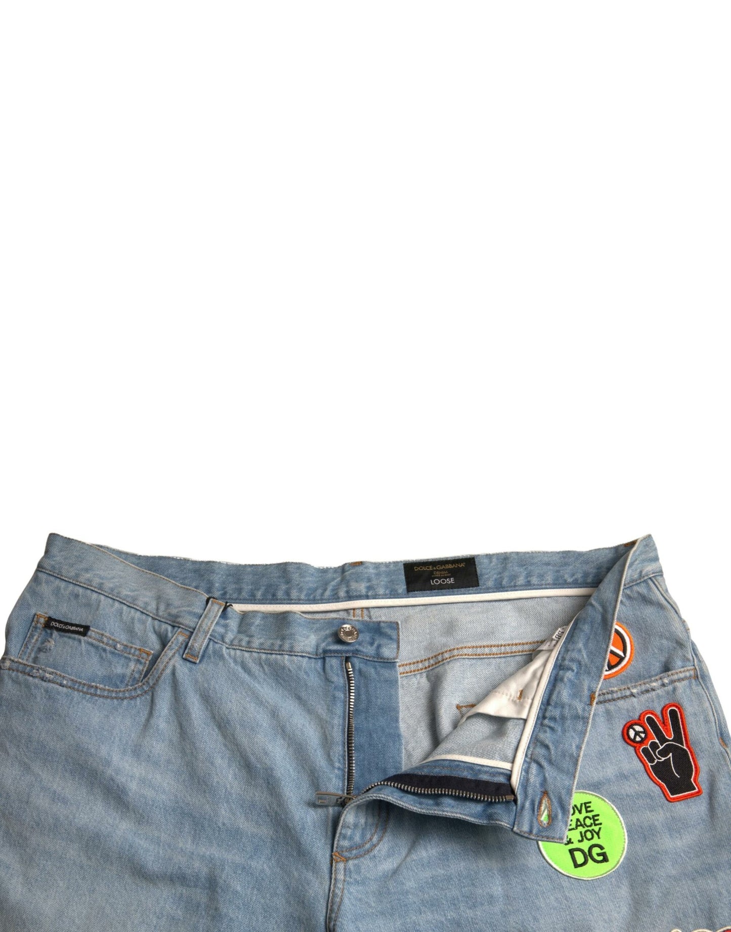Dolce & Gabbana Light Blue Cotton Men Bermuda Denim Shorts Dolce & Gabbana